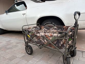 Heavy-Duty Folding Utility Wagon – Camo – Like New! $45