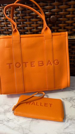 Tote bag and wallet