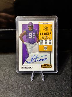Jayln Holmes Rookie Contenders Ticket Auto