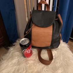 Vera Pelle Italian Backpack Purse
