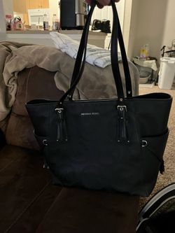 Michael kors large canvas tote used