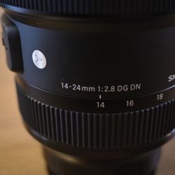 Sigma 14-24 f/2.8 DG DN Full-Frame Lens for Sony E-Mount