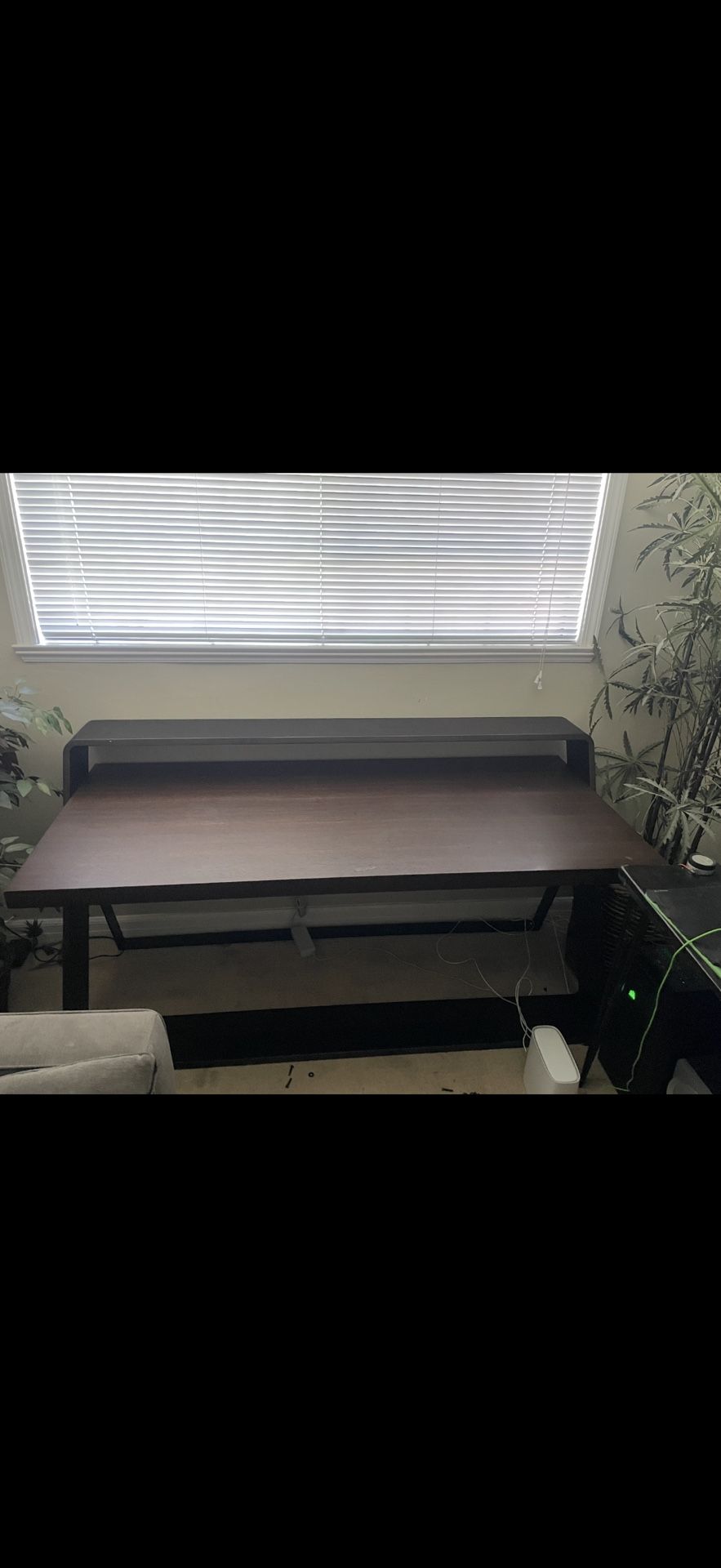 Wood office desk