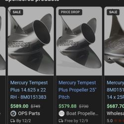 25 Pitch  Mercury Tempest Plus 