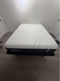 TEMPUR-Pedic Queen Mattress + Adjustable Base for Sale