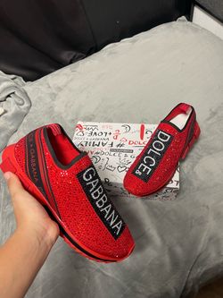 Red dolce gabbana shoes