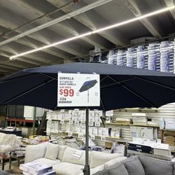 SunVilla 10 ft Auto-Tilt Market Umbrella