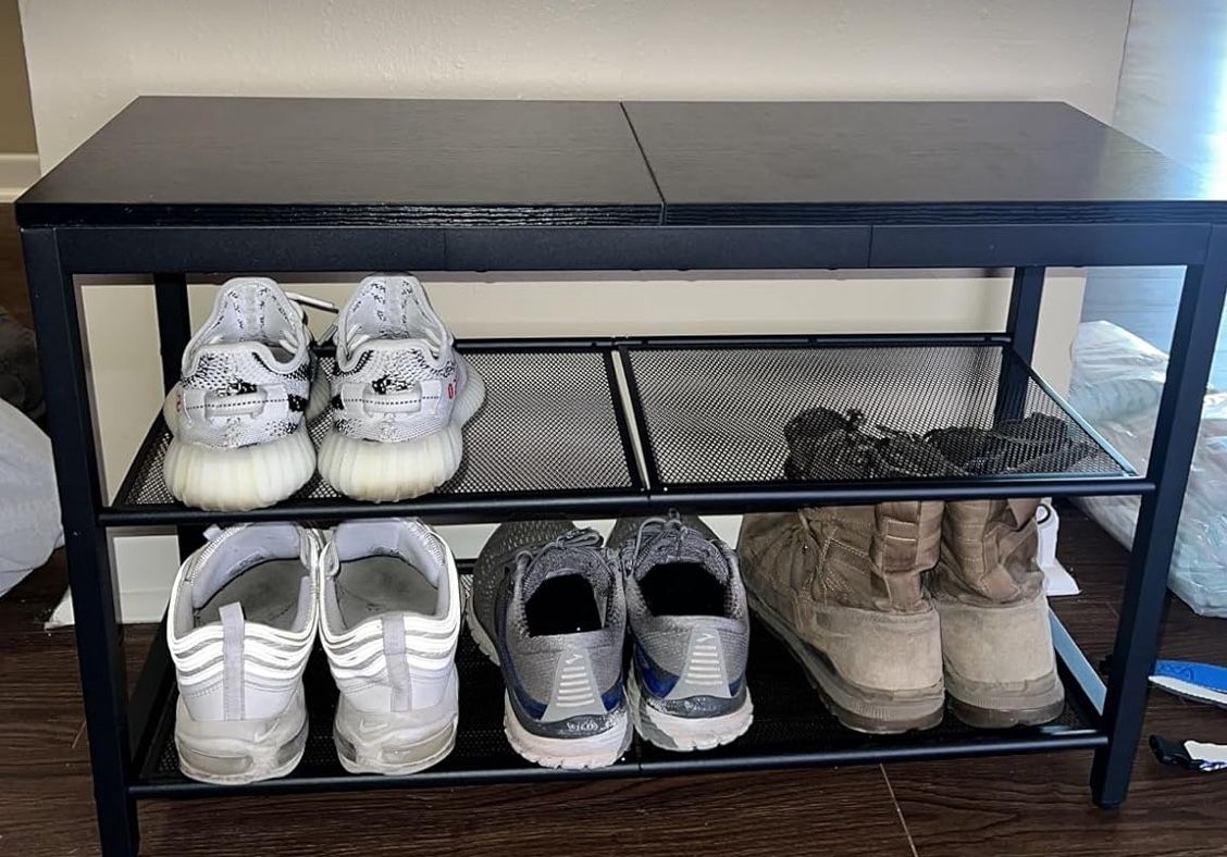 Entryway Shoe Bench With Storage