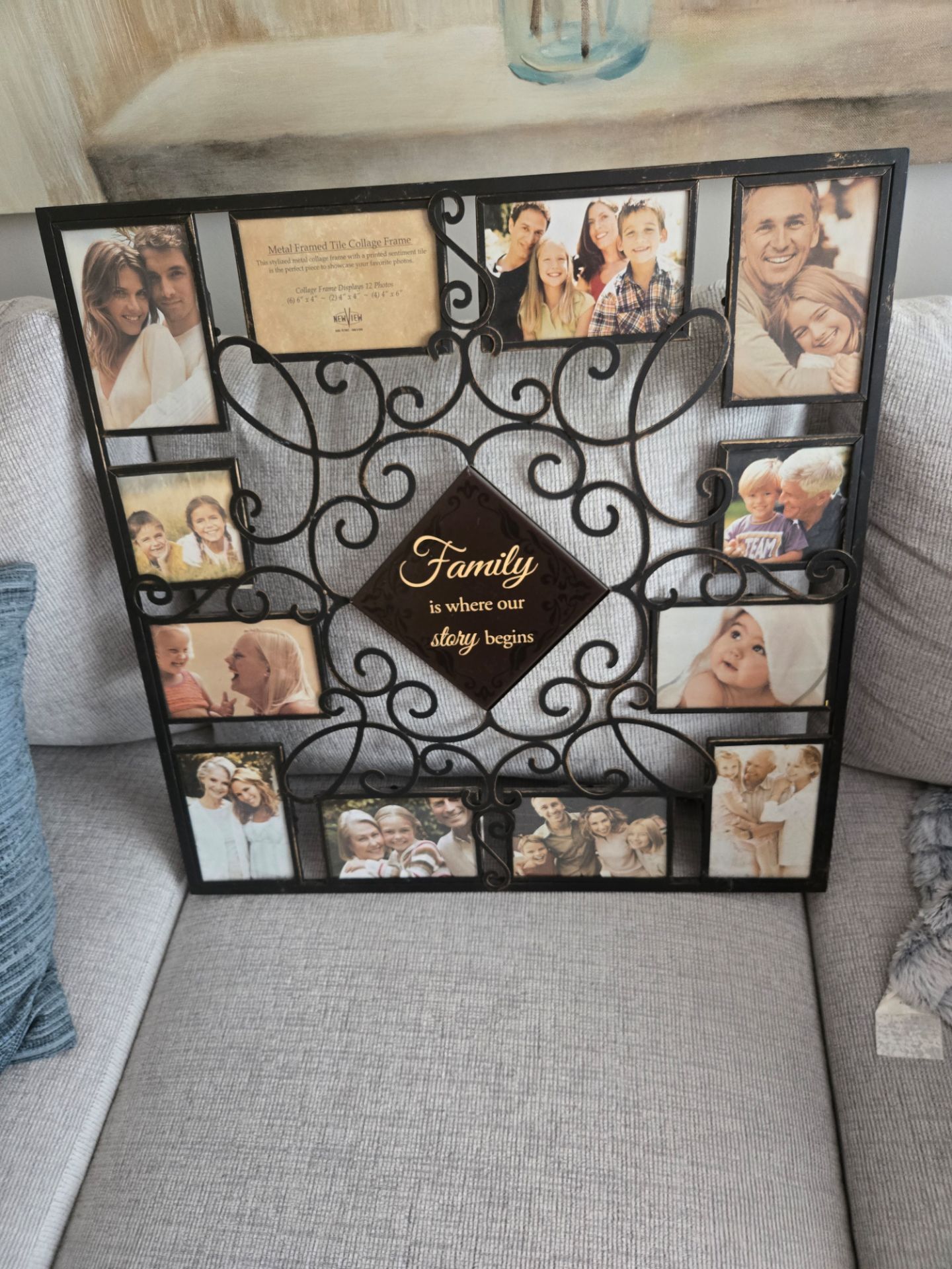 Metal frame collage