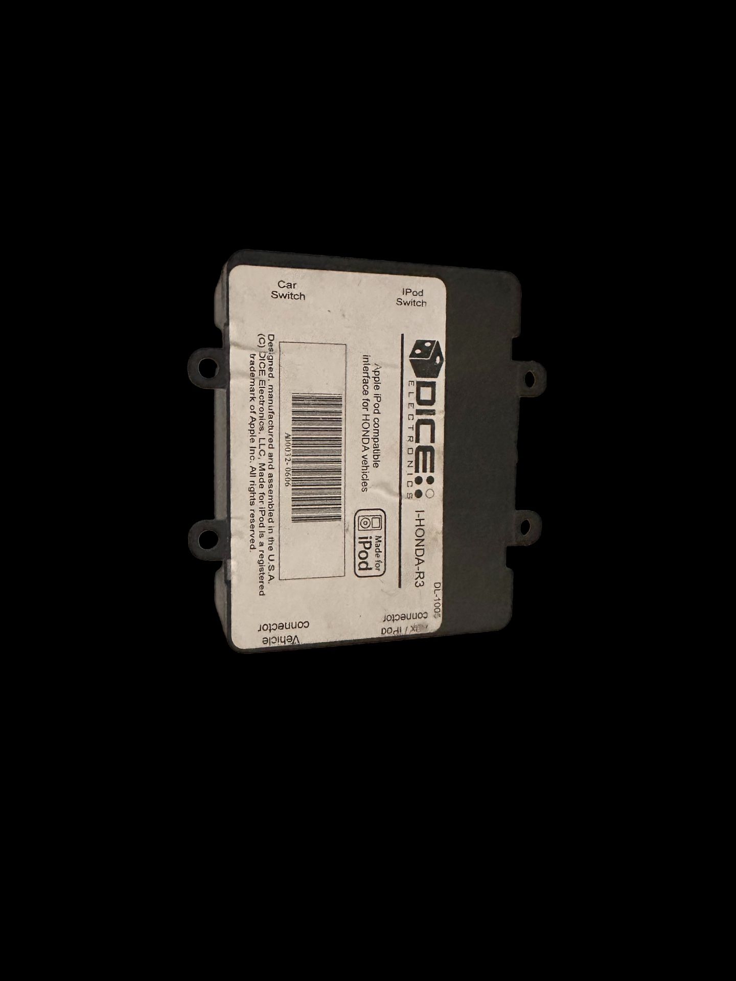 I-HONDA-R3-R4/5V DICE AUDIO IPOD INTEGRATION ADAPTER KIT FOR HONDA VEHICLE CARS