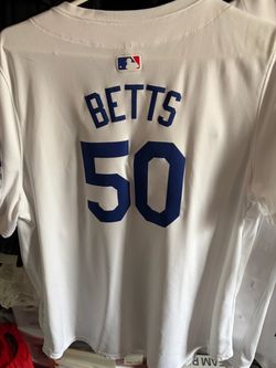 Mookie Betts #50 Dodgers MLB Jersey