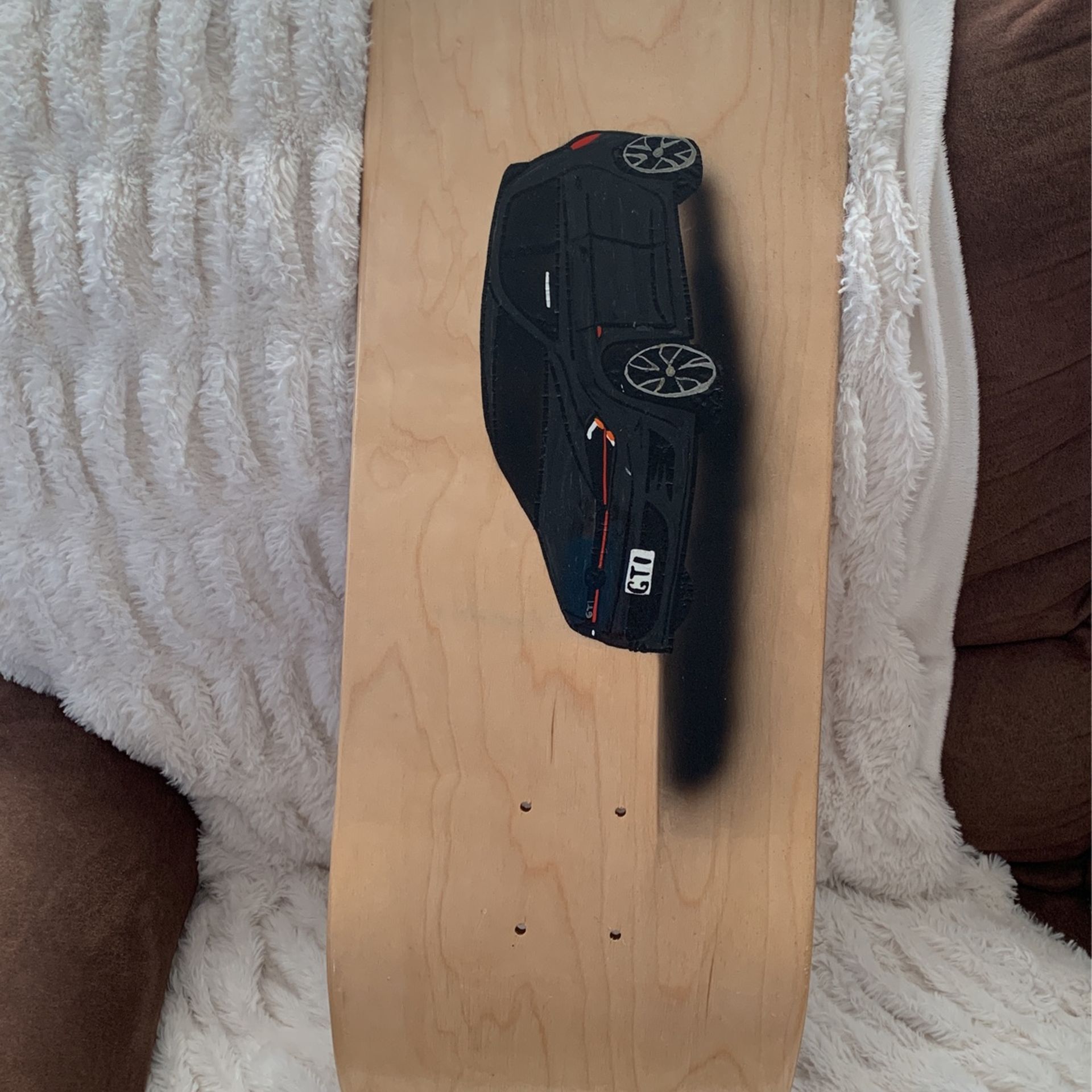 GTI Hand Painted Skateboard