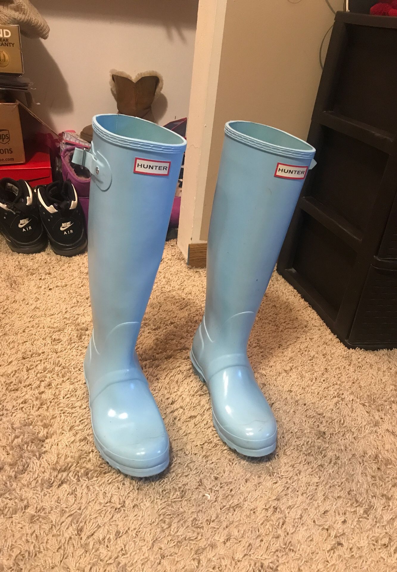 Hunter rain boots
