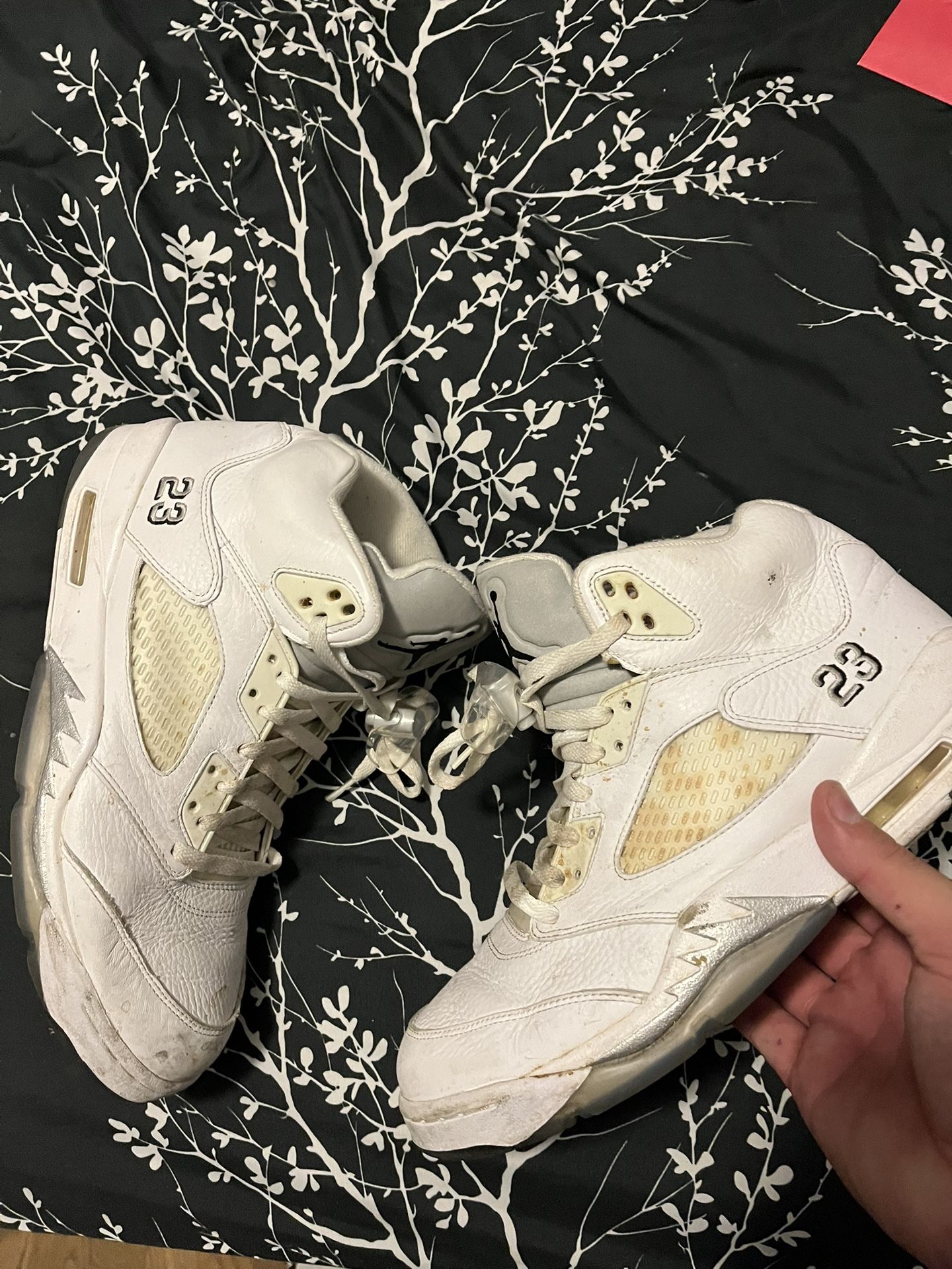 Jordan 5 Retro Metallic White (2000) Size 11