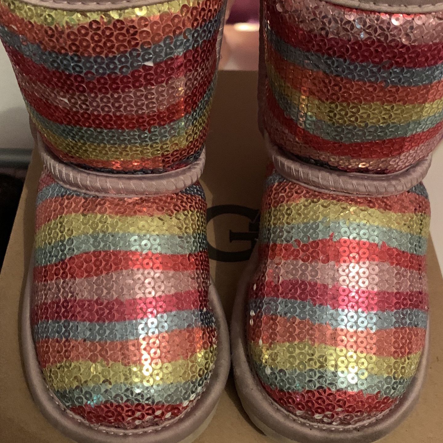 Toddler Ugg Boots - Rainbow SIZE 7