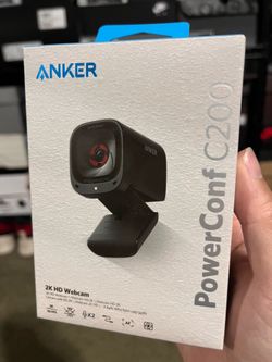 Anker PowerConf C200 2K HD Webcam - New in Open Box