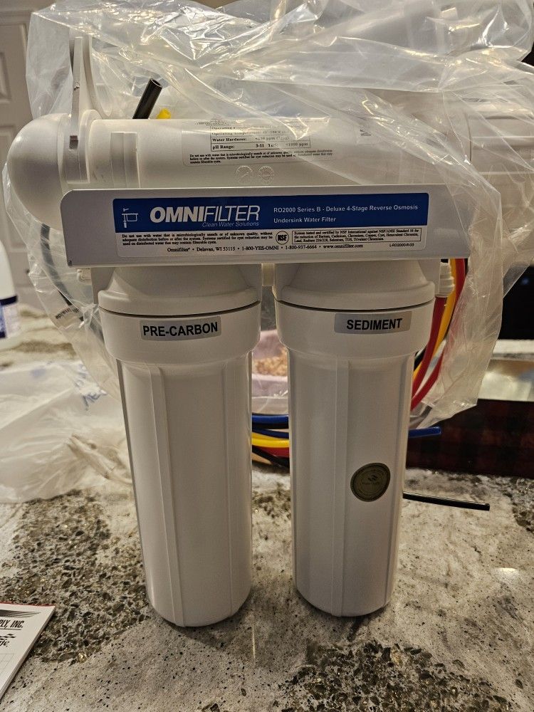 Reverse Osmosis With Two Filters