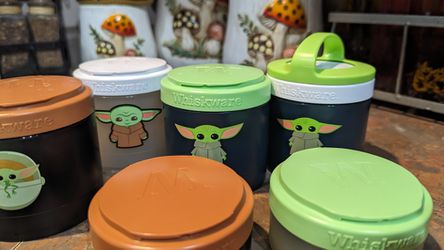 Star Wars Mandalorian Whiskware Stackable Snack Containers Pack of