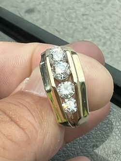 Mens Natural Diamond Ring