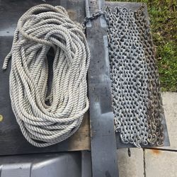 Anchor Line And Chain