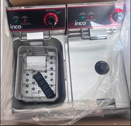 Winco Double Tank Electric Countertop Fryer