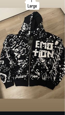 Mixed Emotion Zip Up