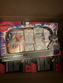 Pokemon Mega Lucario Ex Premium Figure Collection Box
