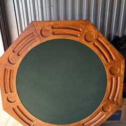 Reverse Oak Wood Poker/Dining Table
