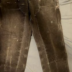 Brown carhartt work Pants 