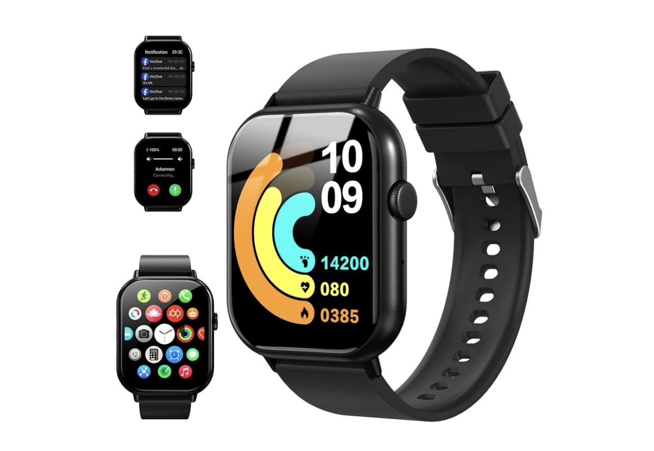 Smart Watches for Men & Women with Bluetooth Calls, 2.01" HD Fitness Tracker