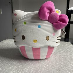 Sanrio Hello Kitty Cupcake Plush, Stuffed Animal