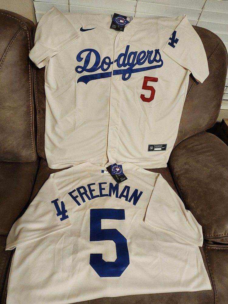 Dodgers Freddie Freeman Jersey  (Cream Color)