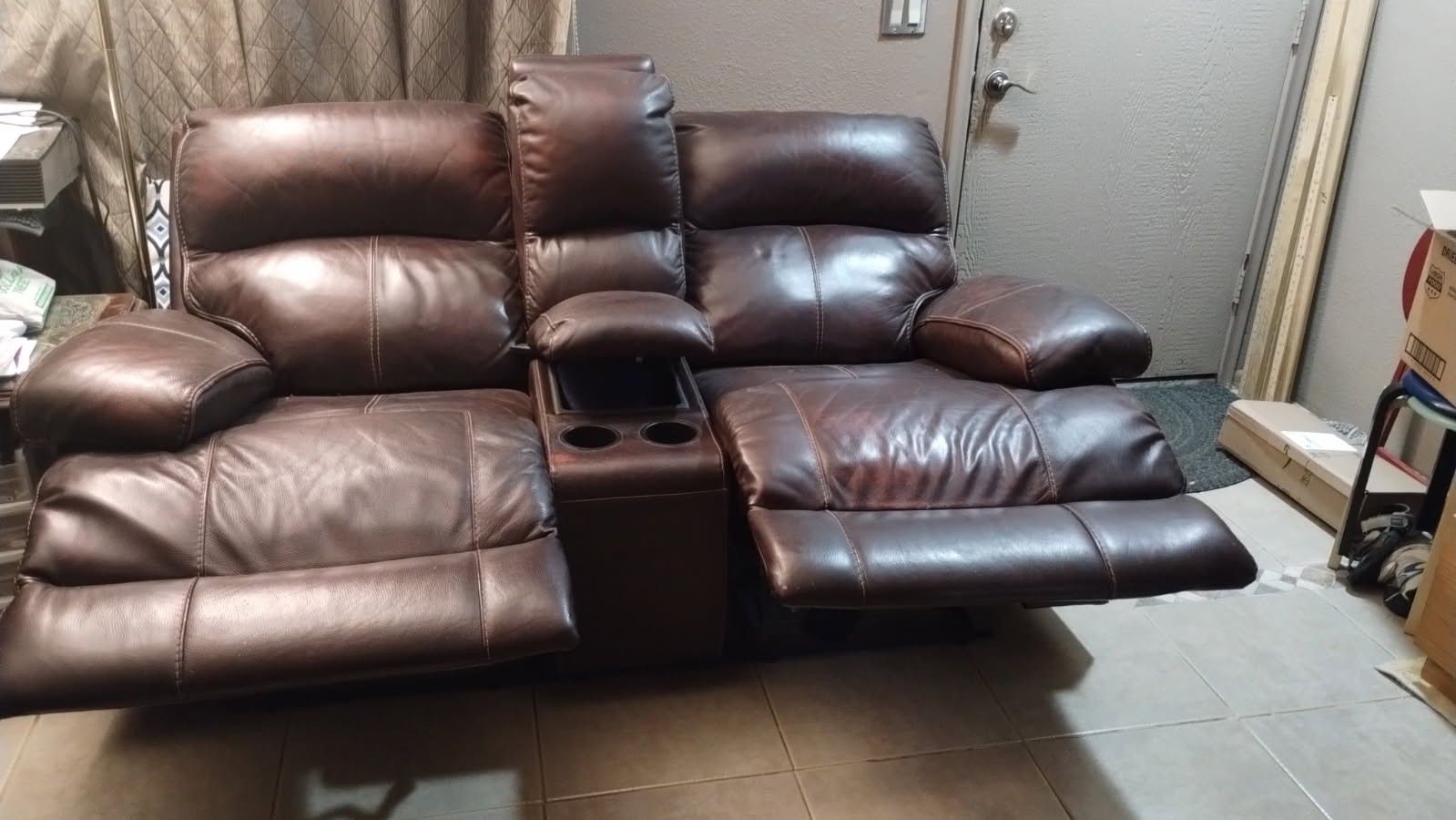 Motorized Sofa And Recliner Real Leather