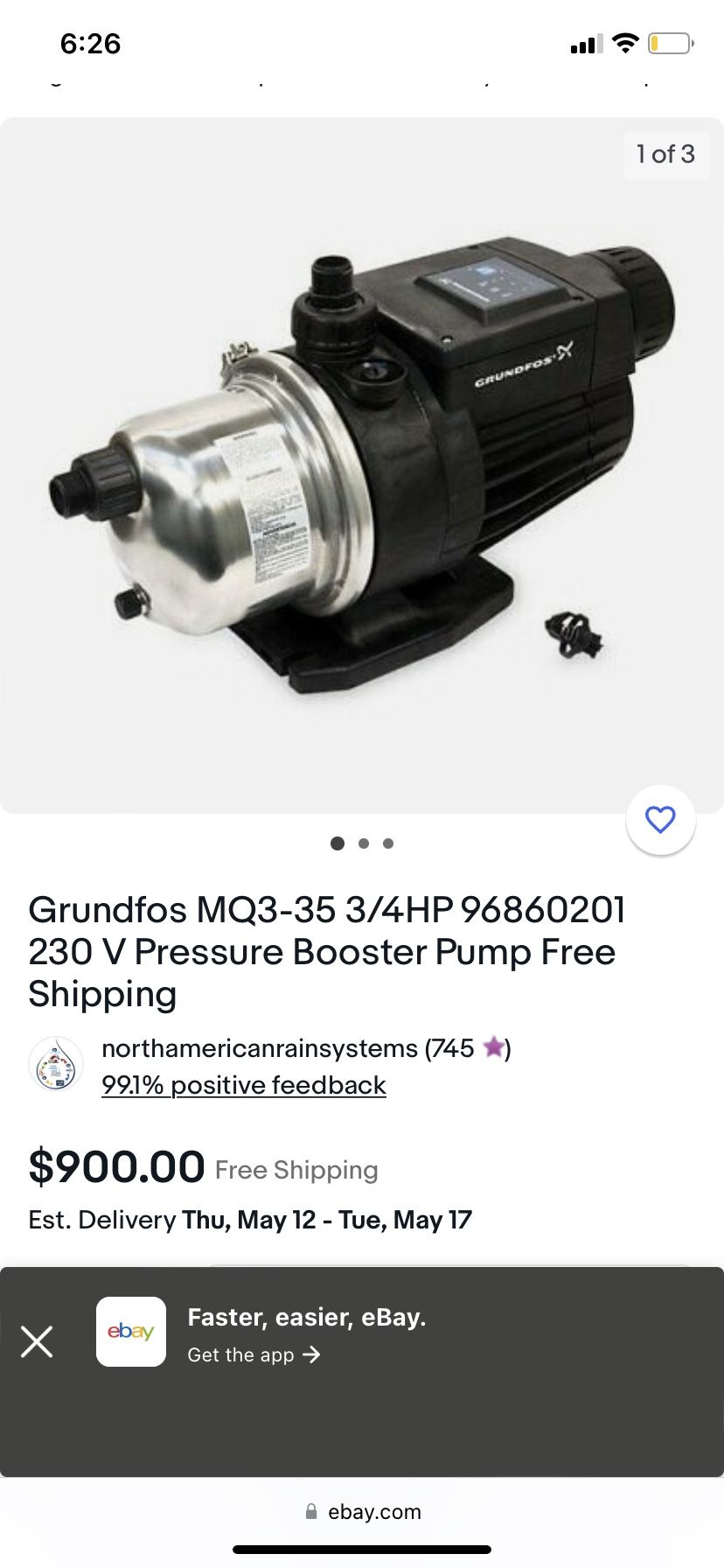 Water Pressure Booster