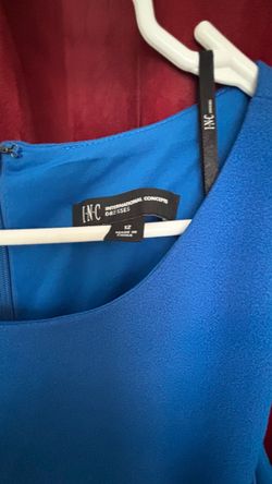 INC International Concepts Blue Dress Size 12
