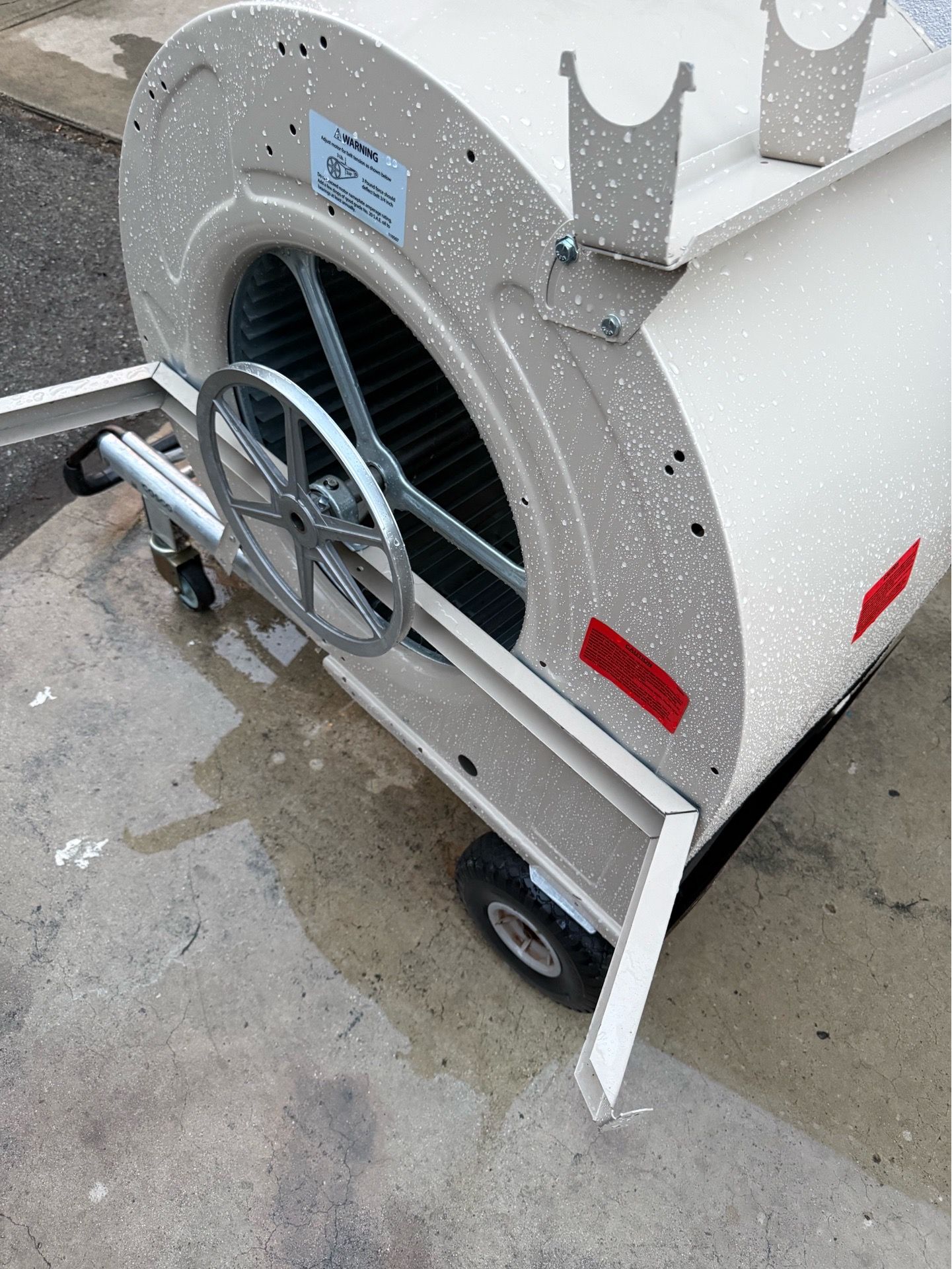 Swamp cooler blower wheel ventilador