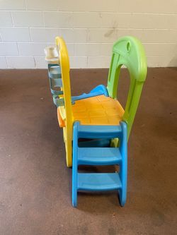 Outdoor play slide