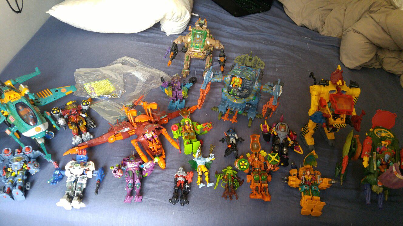 Huge lot Exosquad toys, great condition
