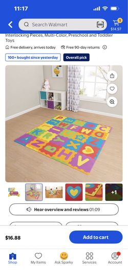 Alphabet puzzle mat