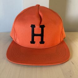 Huf Orange and Black SnapBack