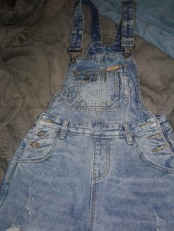 Junior size medium overalls cute