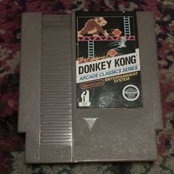 Donkey Kong Arcade Classic Series 5 Screw NES Cartridge Nintendo Video Game