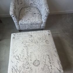 Chair & Ottoman Set