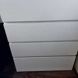 ikea 4 drawer white dresser 