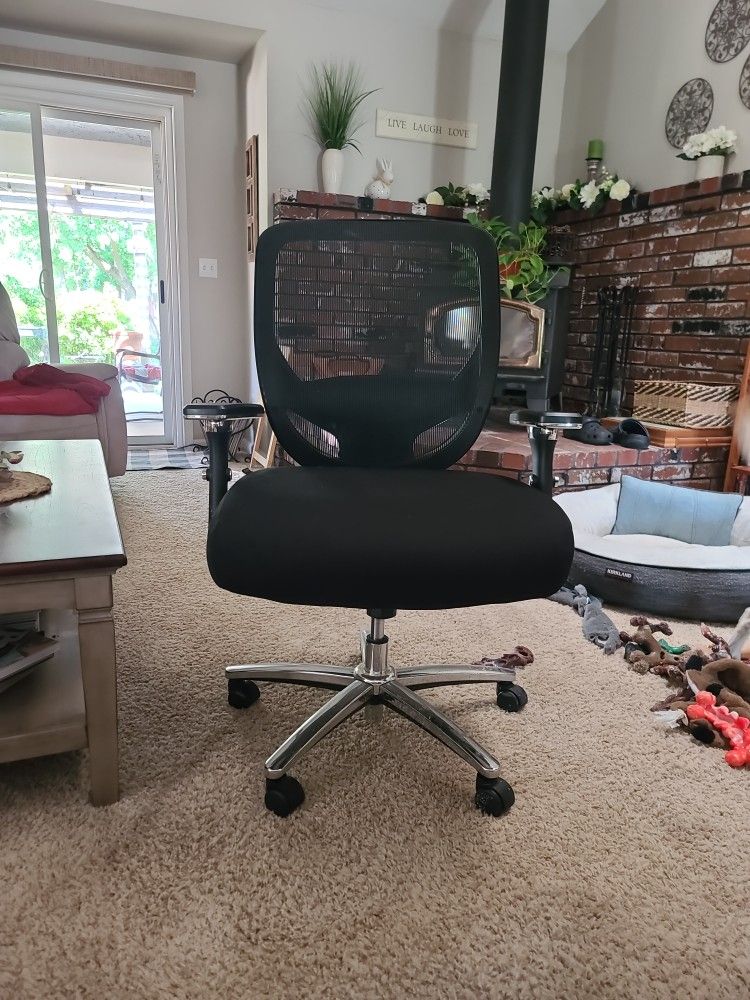 Lisabella 26.7" Wide Ergonomic Home Office Mesh Chair for 500LBS with Adjustable Lumbar Support