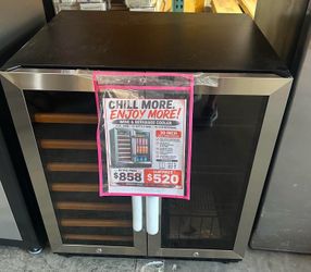 Dual Zone Wine and Beverage Cooler