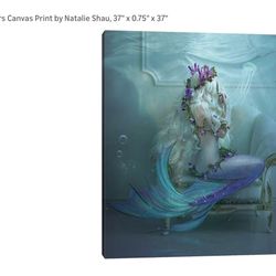iCanvas - Mermaid Tears Canvas Print by Natalie Shau, 37" x 0.75" x 37" - $25