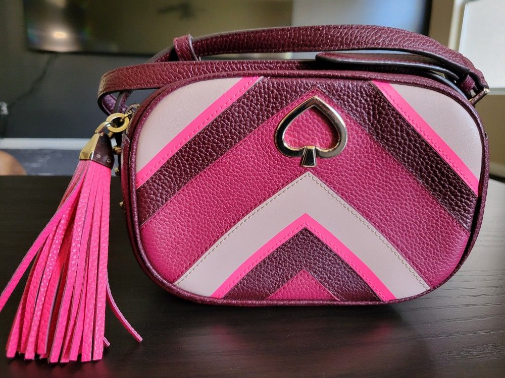 Kate Spade Bags Kate Spade Kourtney Chevron Camera Crossbody