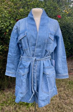 Denim Kimono Jacket Size L
