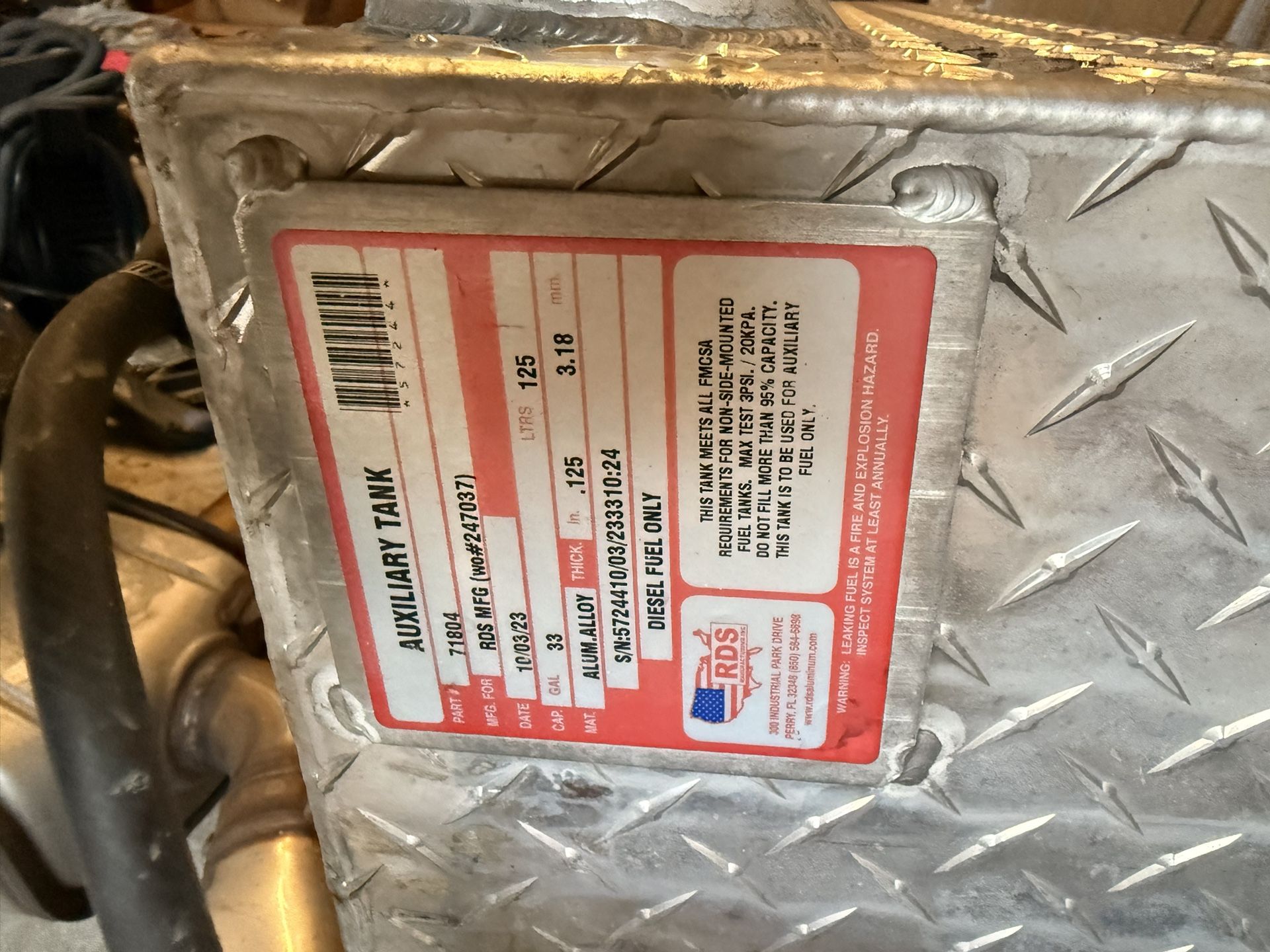 RDS 37-Gallon Auxiliary Fuel Tank